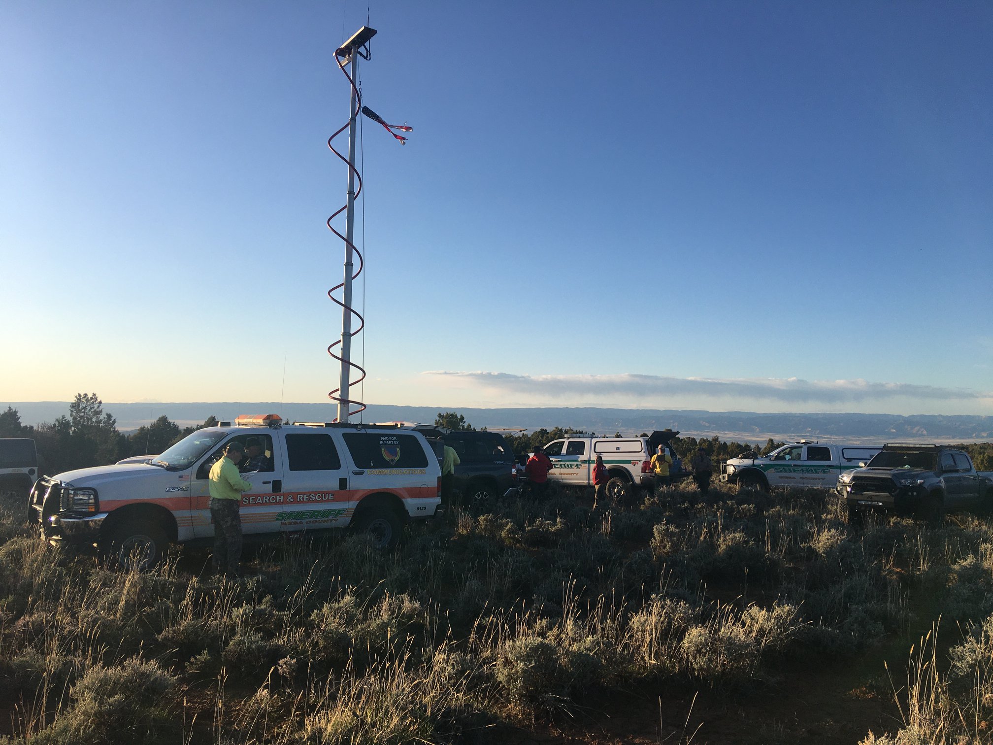 Hiker rescue Mee Canyon Friday, April 10 2020