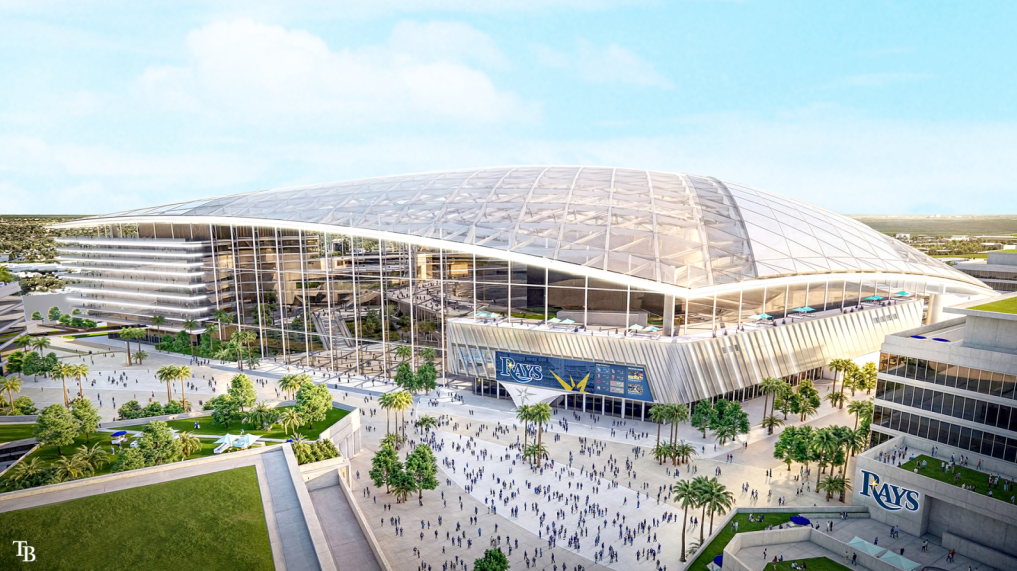 Tampa Bay Rays ballpark renderings Dale Mabry Campus