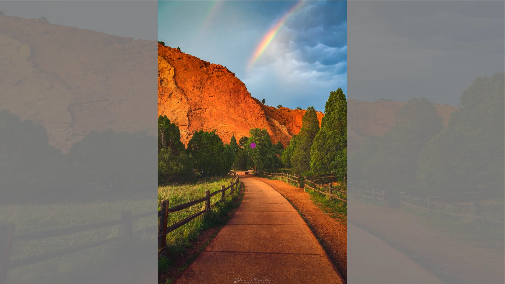 Daniel Forster Garden of the Gods rainbow