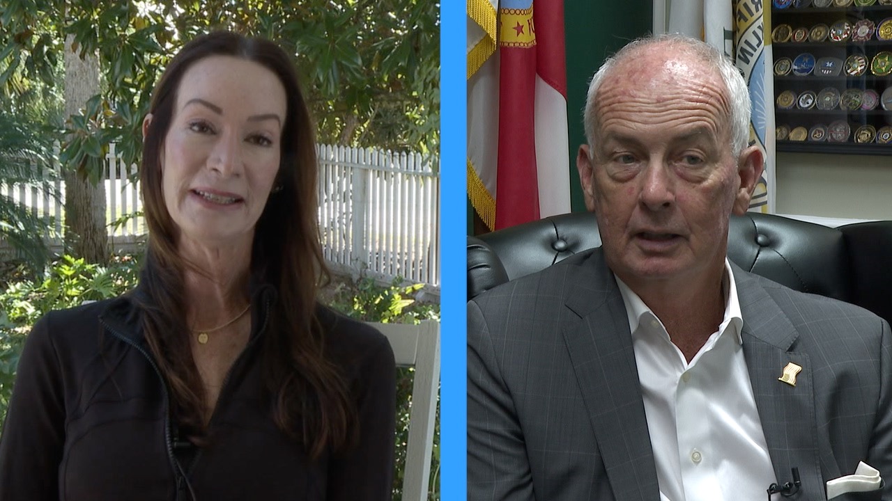 Sheriff AJ Smith and his wife Helen Willis