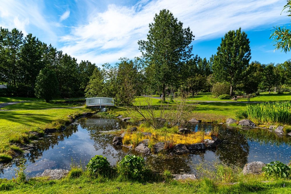 Laugardalur Botanical Garden, Reykjavik, Iceland