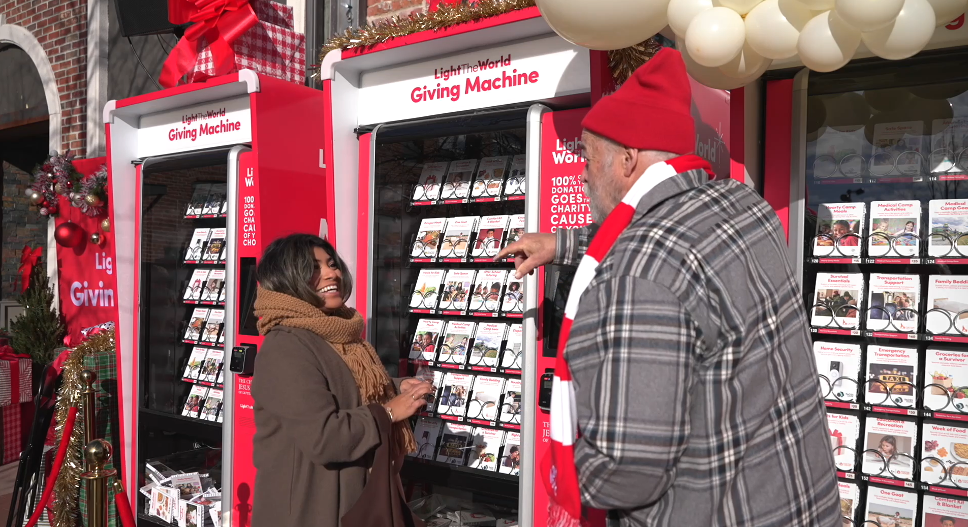 Caldwell welcomes the Light the World Giving Machine initiative for the second time