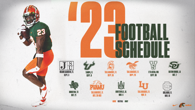 FAMU FOOTBALL SCHEDULE
