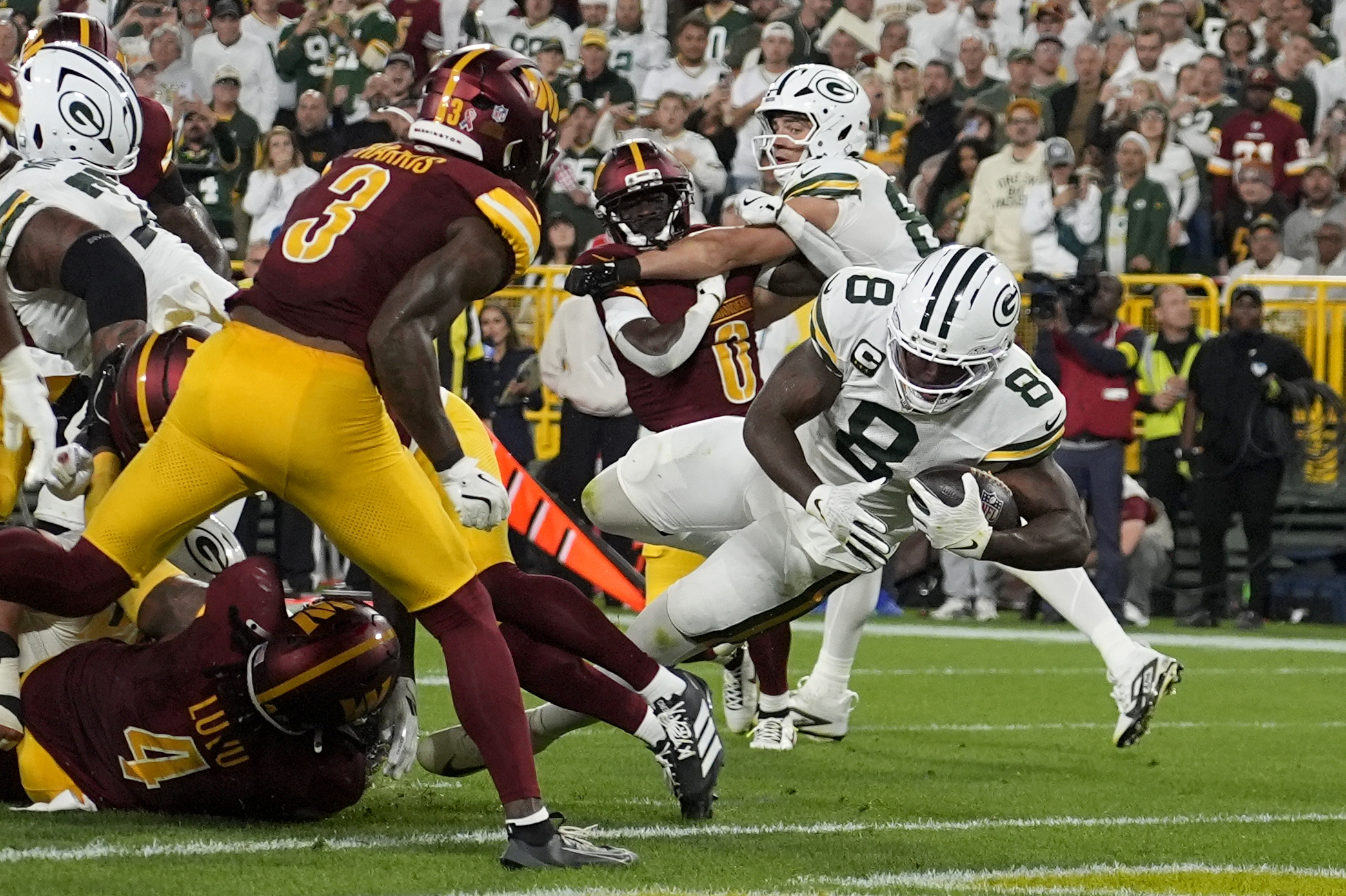 Commanders Packers Football