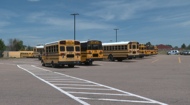 Lewis-Palmer District 38 buses