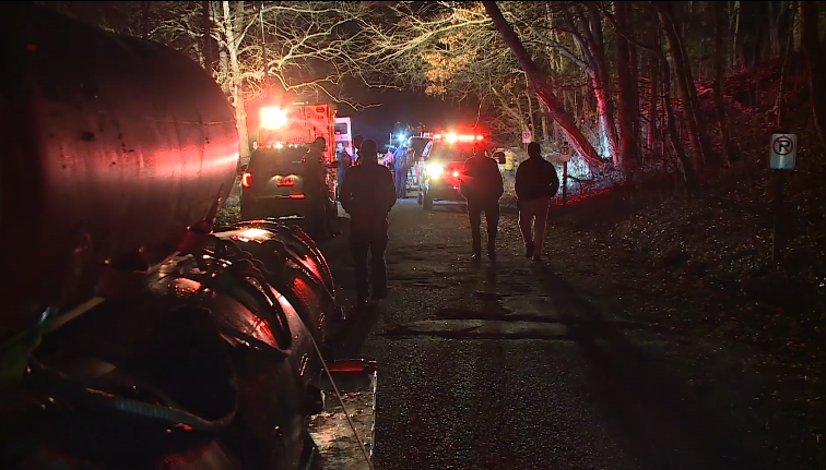 Car into Water Swift Creek