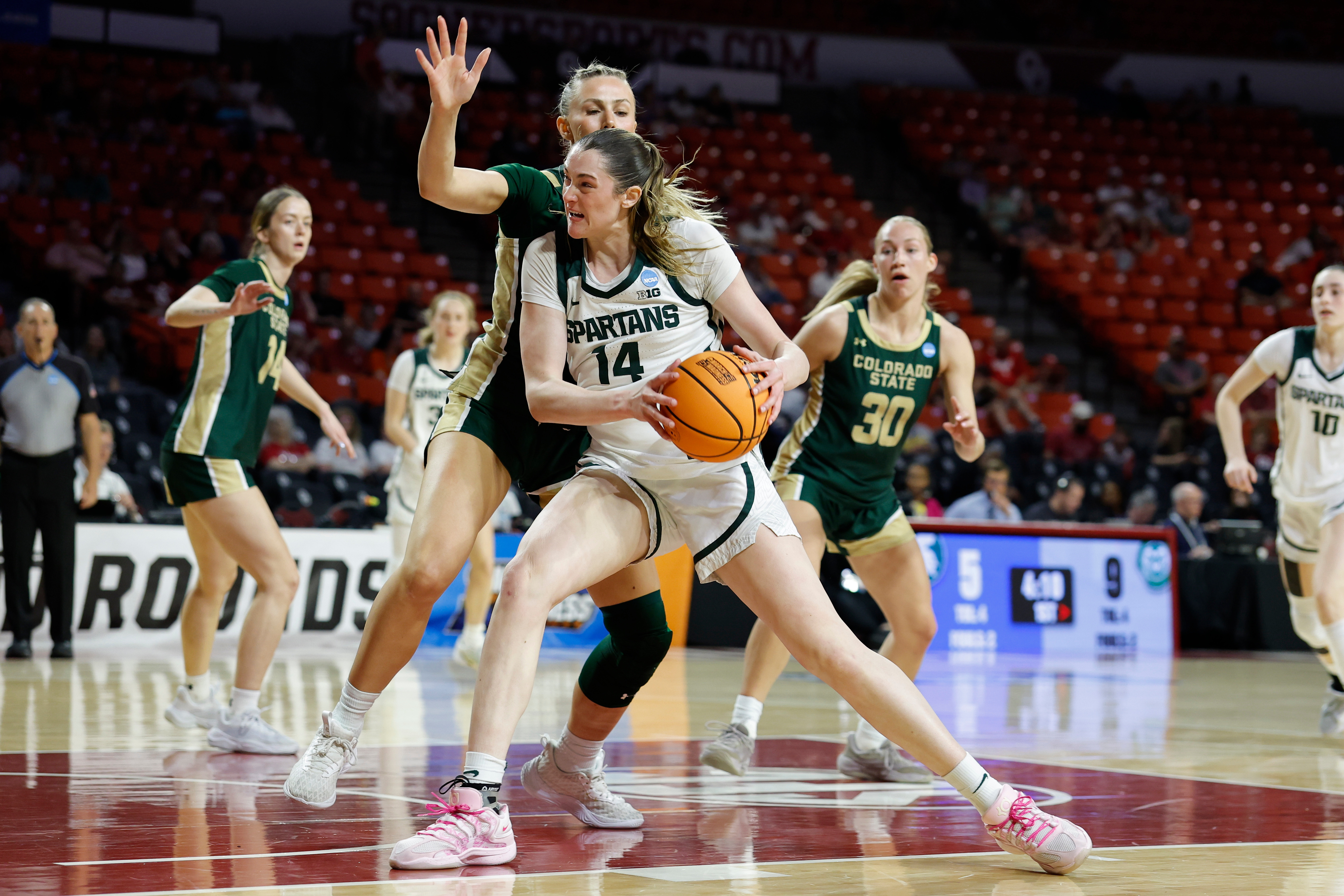 NCAA Colorado St Michigan St Basketball