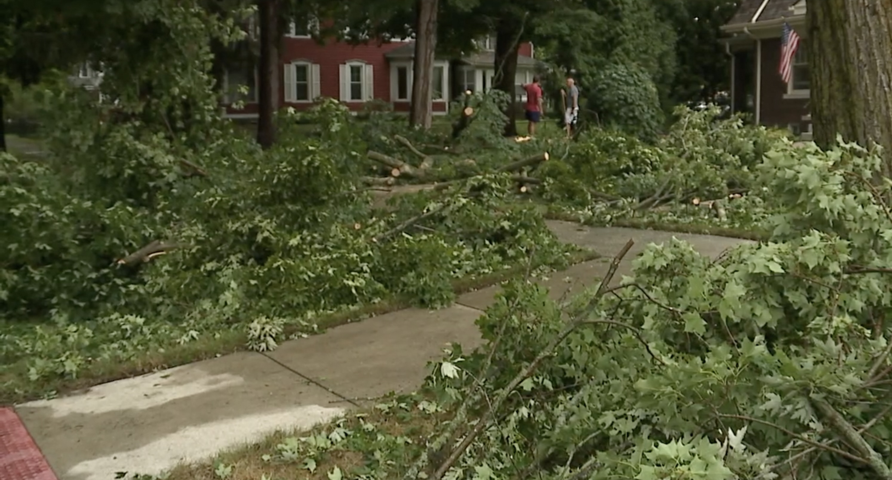 Storm damage hits Livingston County, historic opera house window destroyed