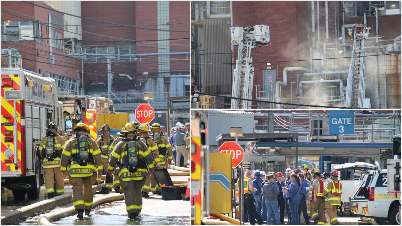 AdvanSix chemical plant fire Chesterfield