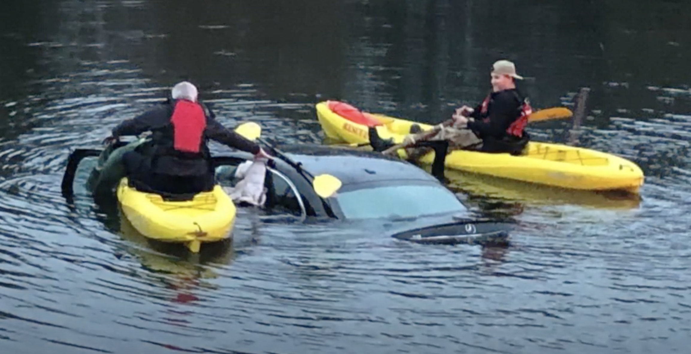 Kalamazoo River water rescue