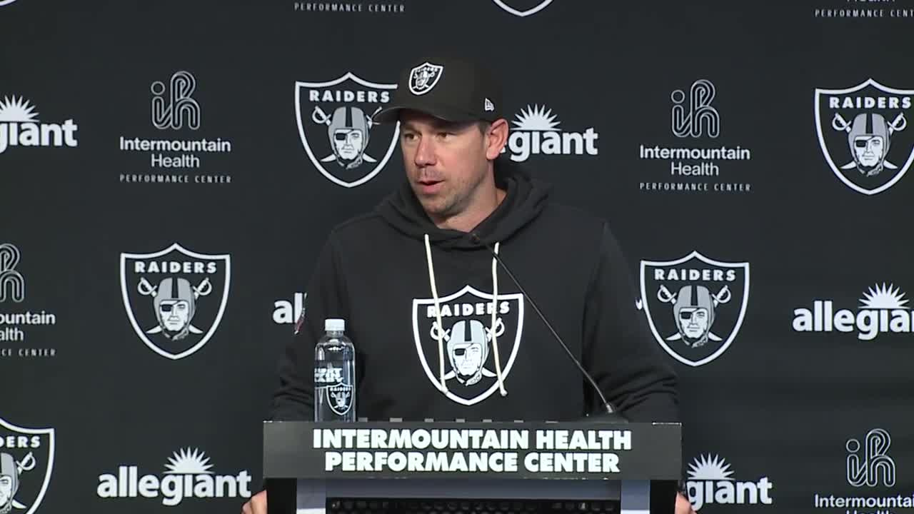 Las Vegas Raiders Head Coach Klint Kubiak 