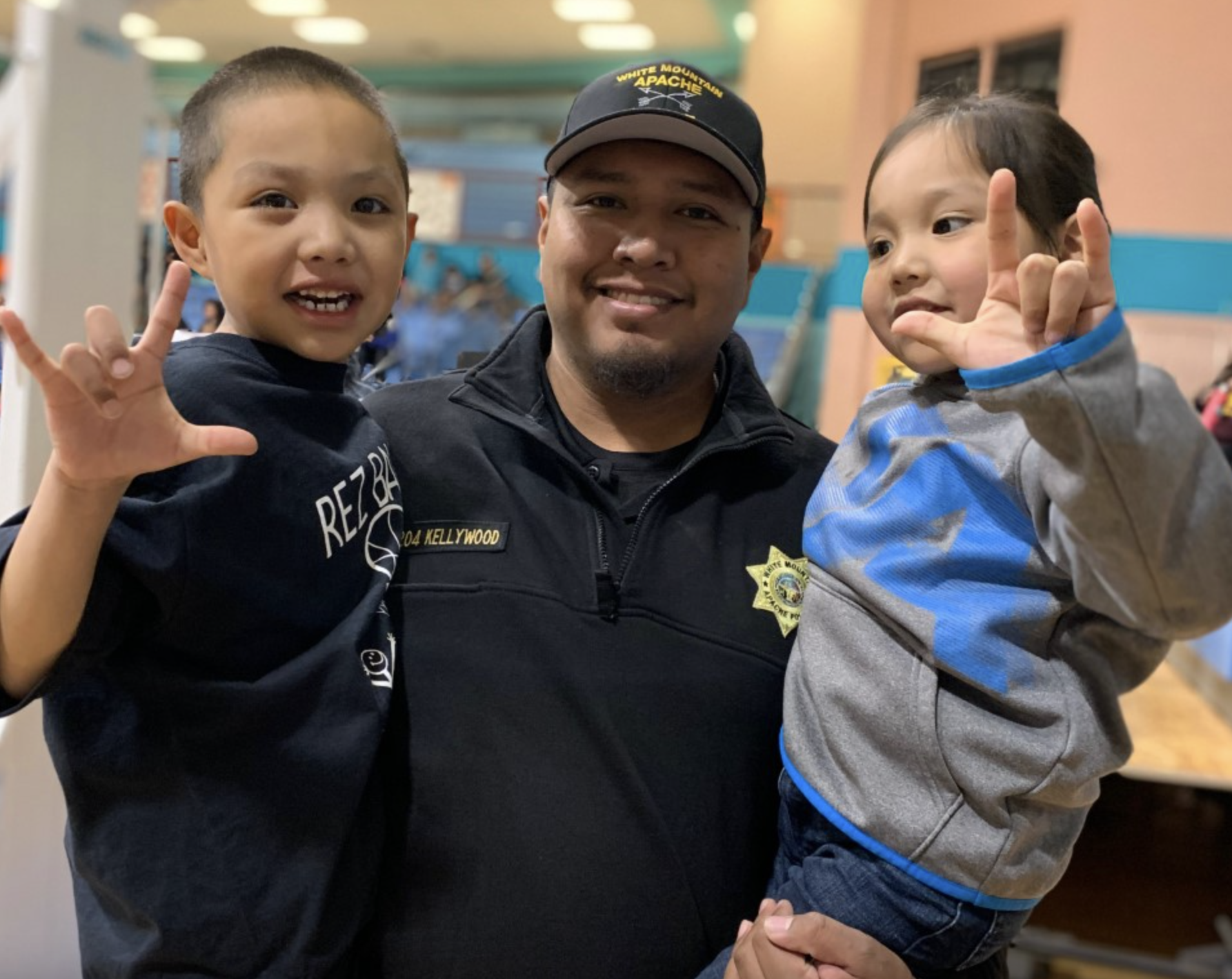 White Mountain Apache Police Officer David Kellywood