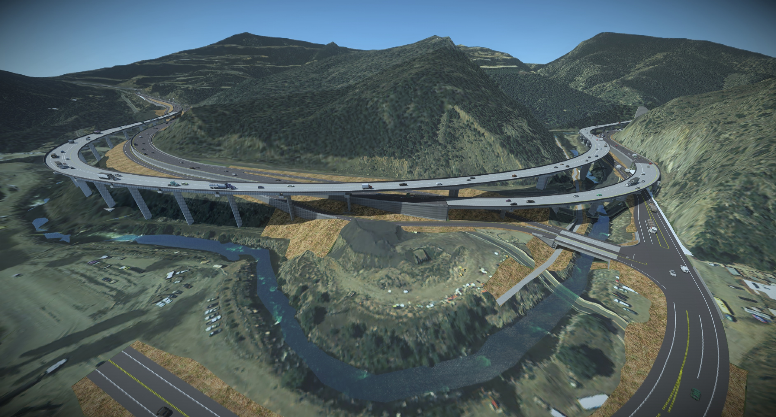AFTER RENDERING_I-70 at the bottom of Floyd Hill from above.png