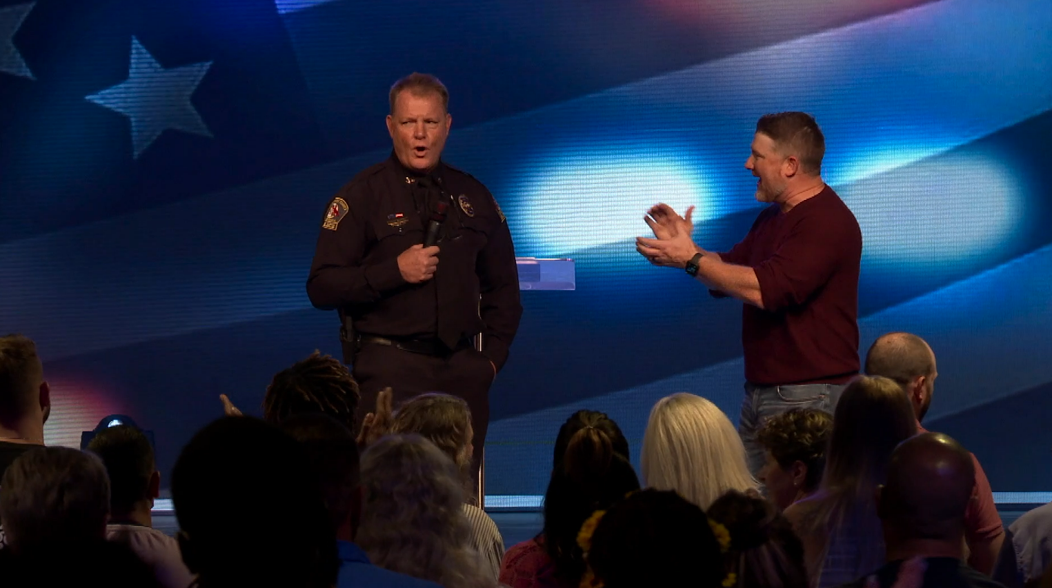 Church surprises 2 police departments with $10,000 gift