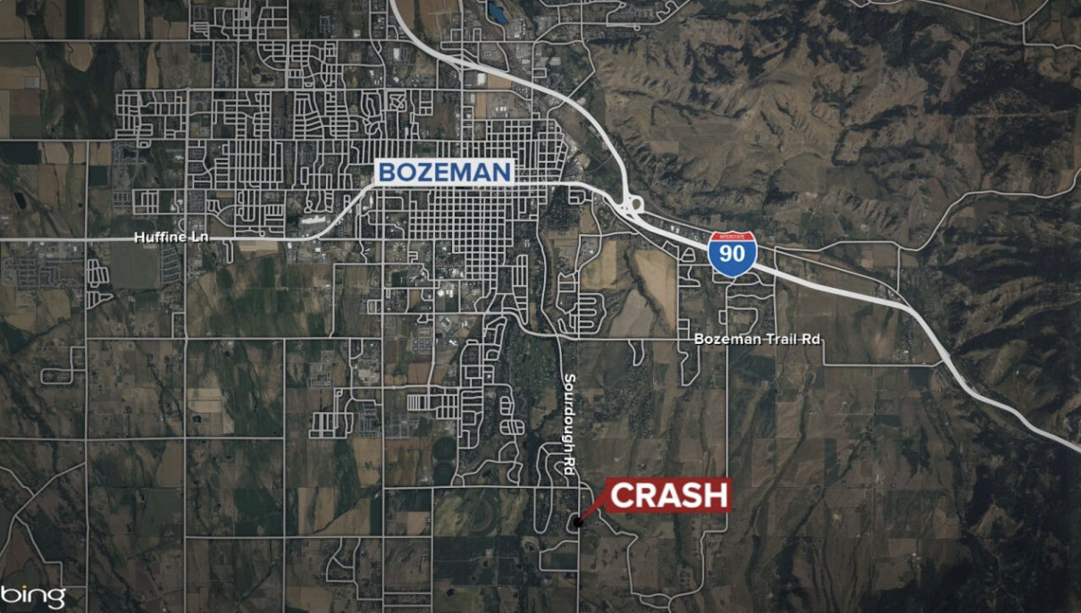 070124 Fatal Bozeman Crash Map