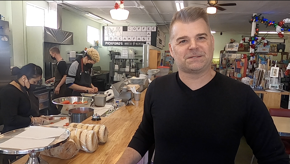 David Hansen at Pickford's Sundries