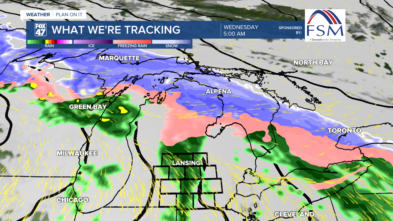 Showers in the form of rain return to our neighborhoods overnight Tuesday and into Wednesday morning