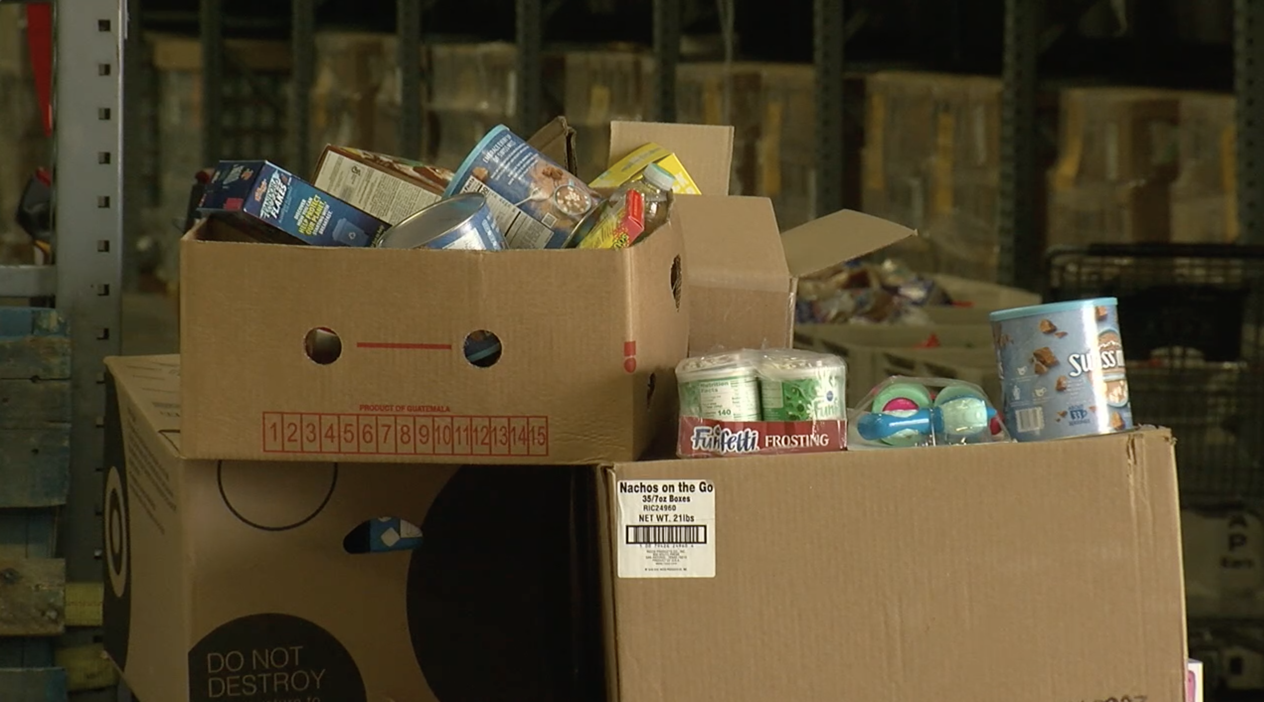 donated food at CAPK