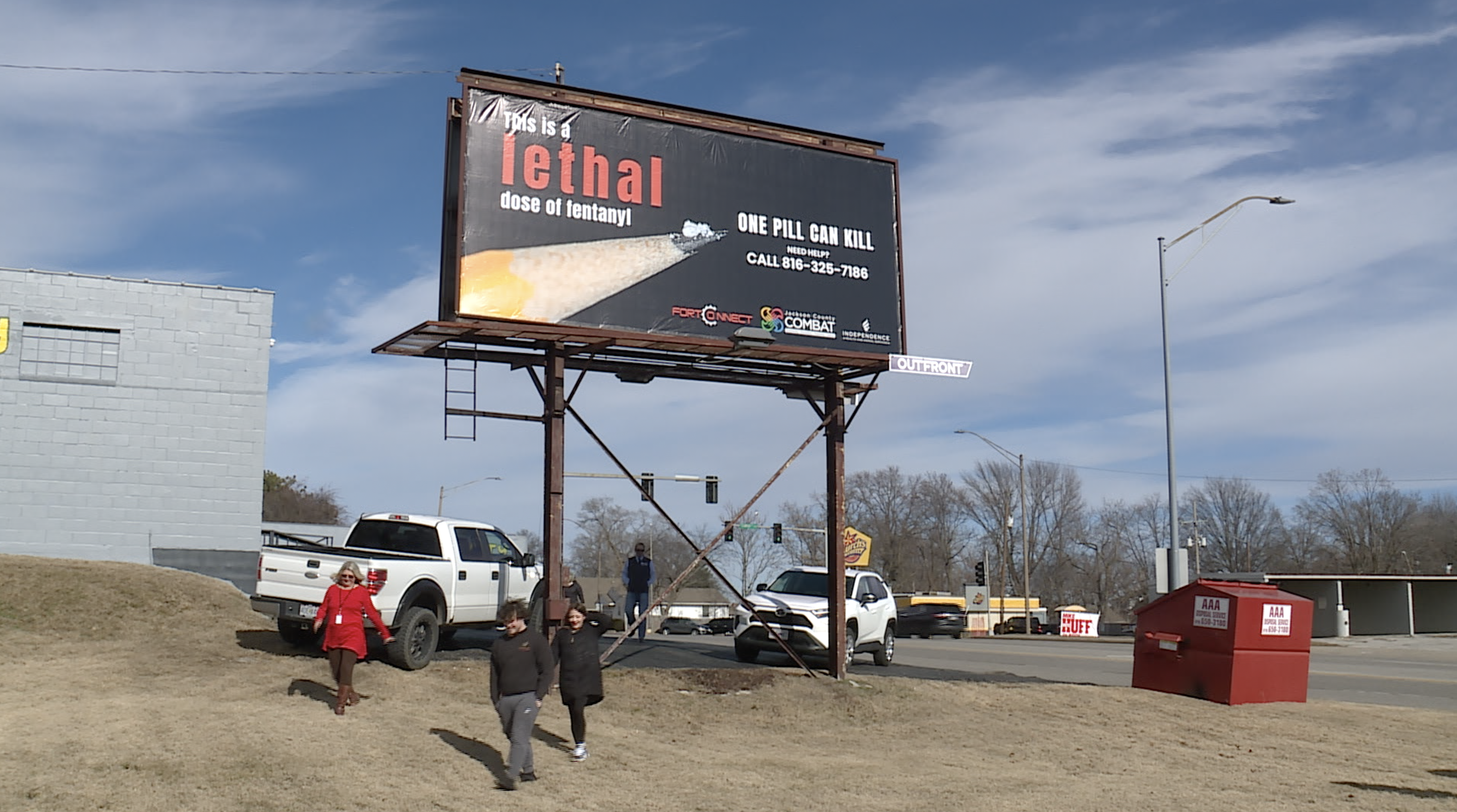 Fentanyl overdose awareness billboards