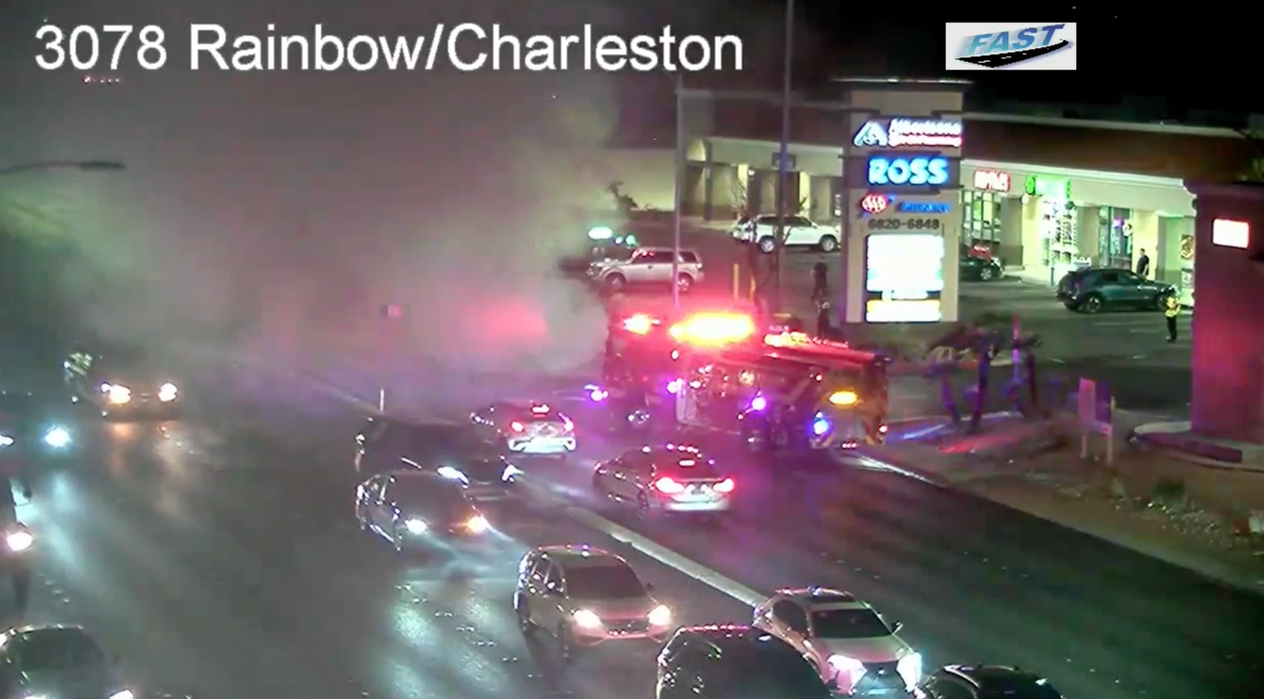 Car fire Rainbow Charleston