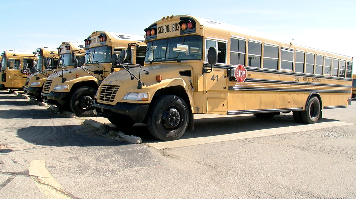 Bixby Public Schools buses