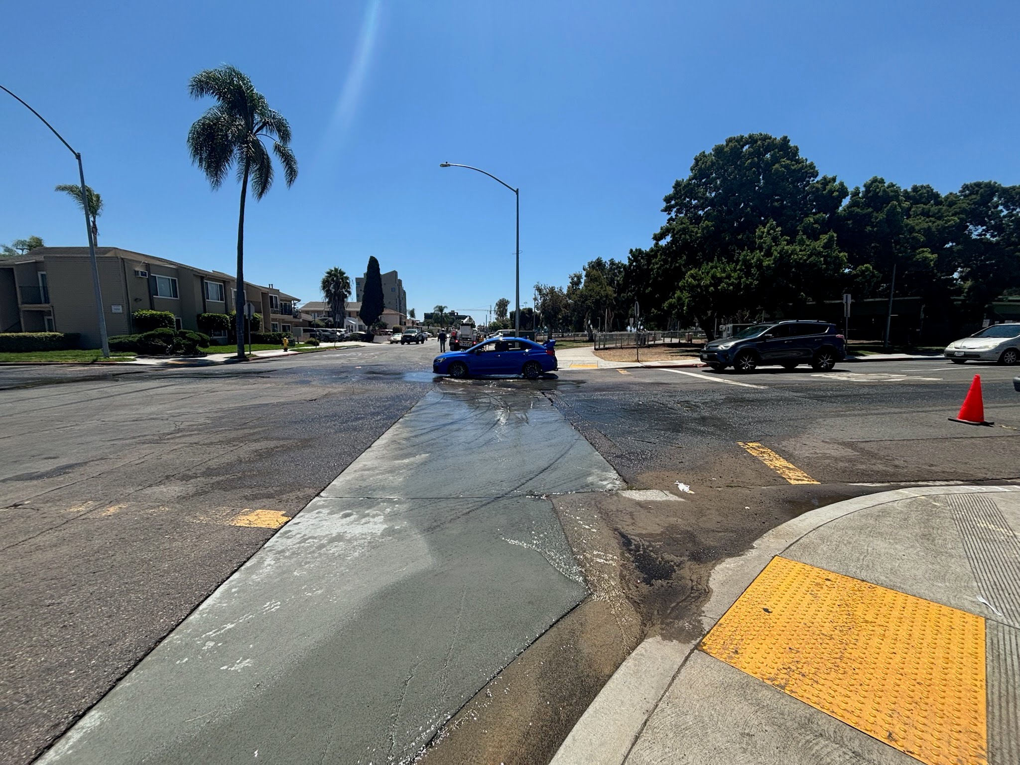 North Park Water Leak 