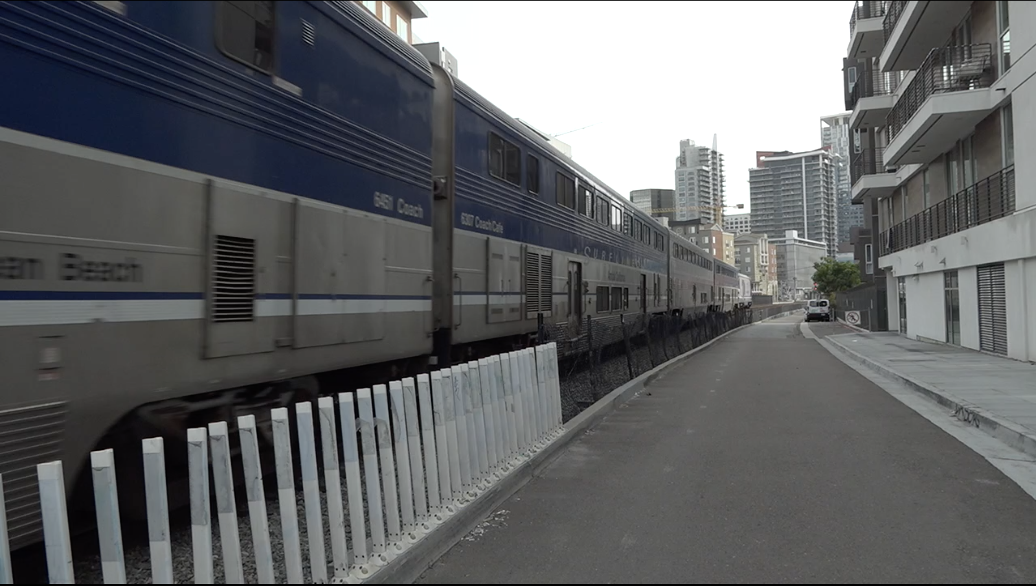 Downtown San Diego train