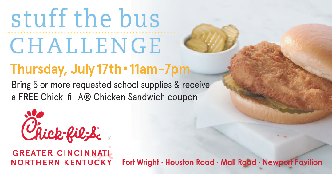 chick-fil-a stuff the bus