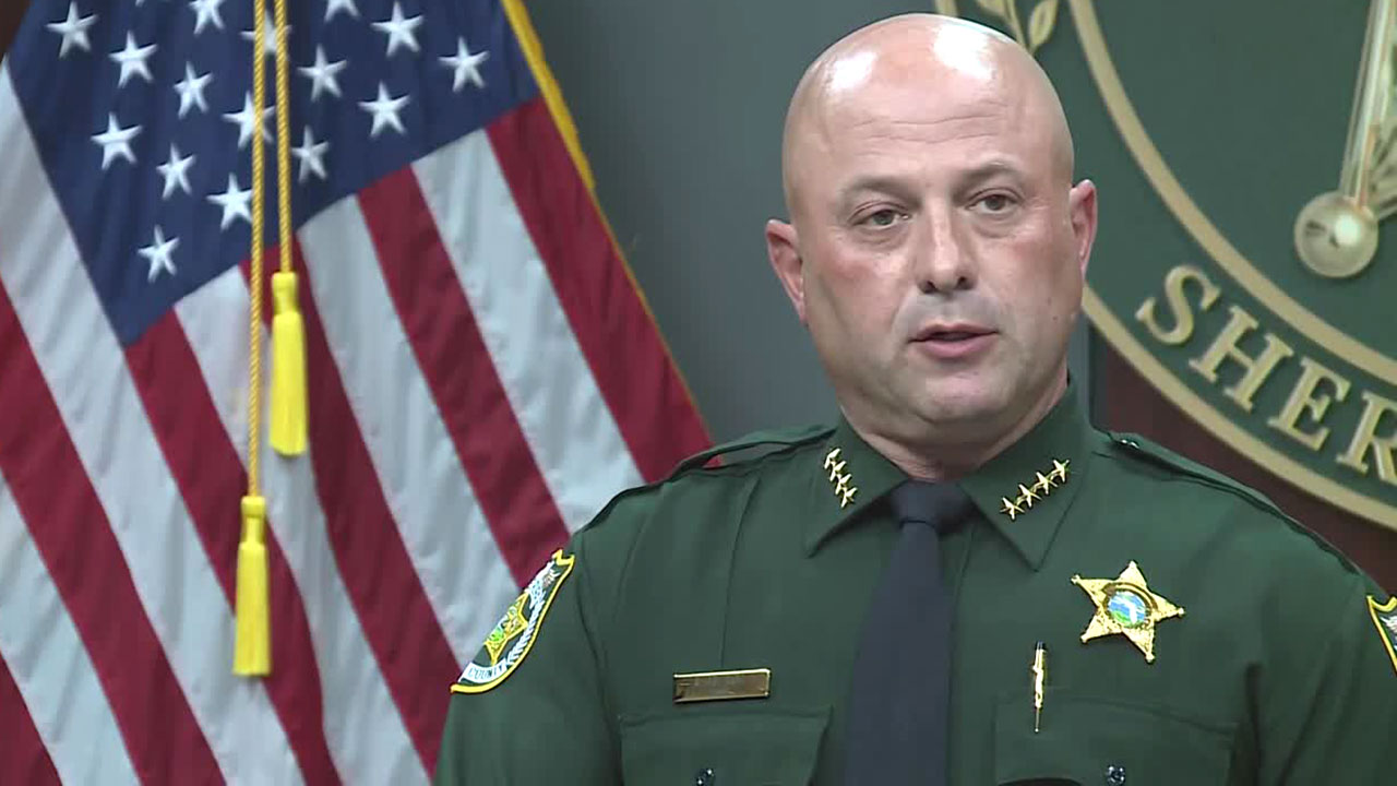 St. Lucie County Sheriff Richard Del Toro holds a news conference on Jan. 20, 2026.