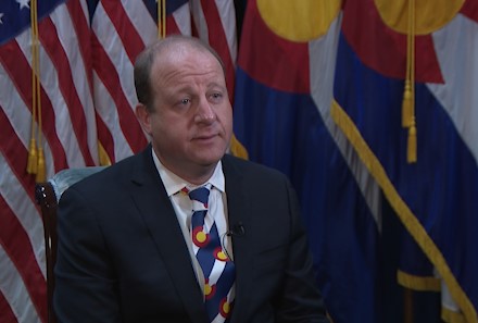 Colorado Governor Jared Polis after 2024 State of the State address.jpg