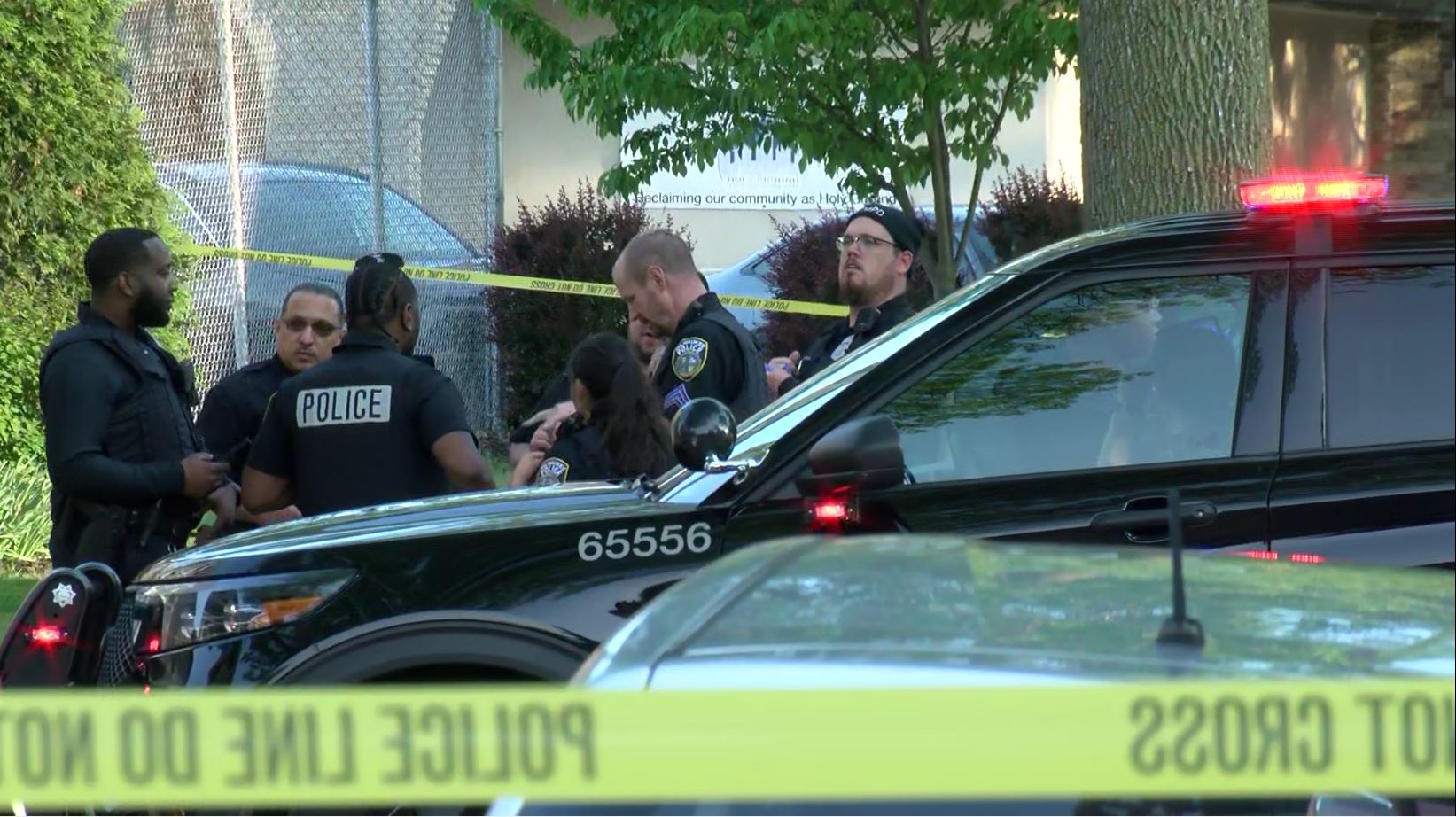 2nd and Auer police presence.JPG