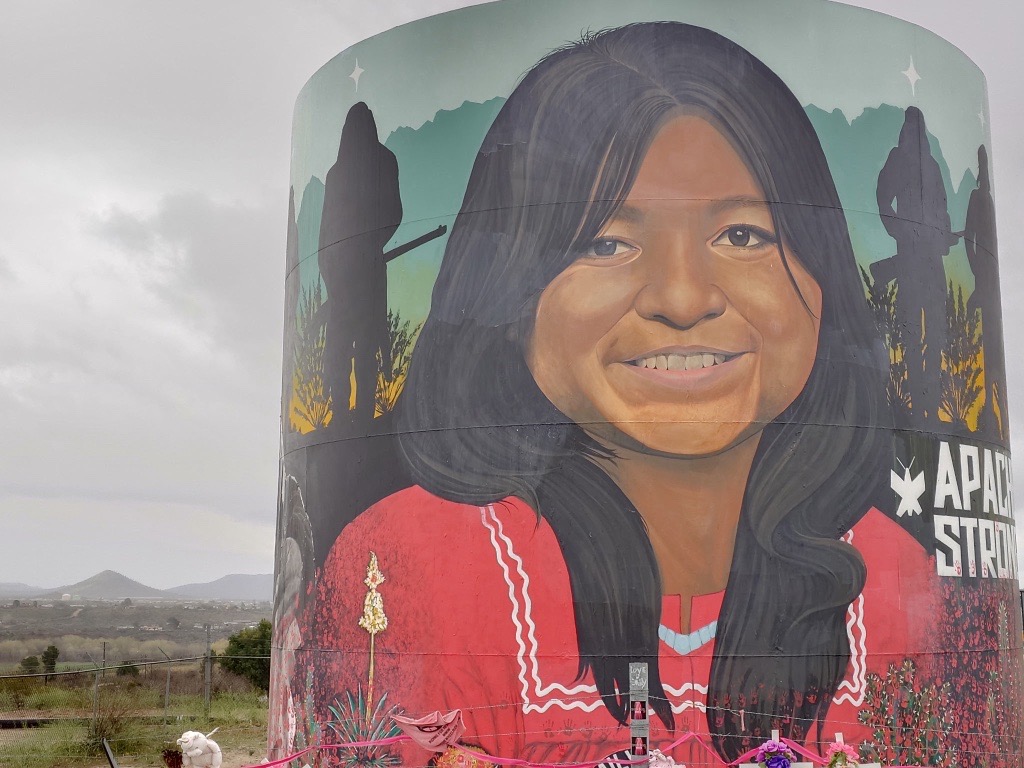 Emily Pike mural san carlos reservation 