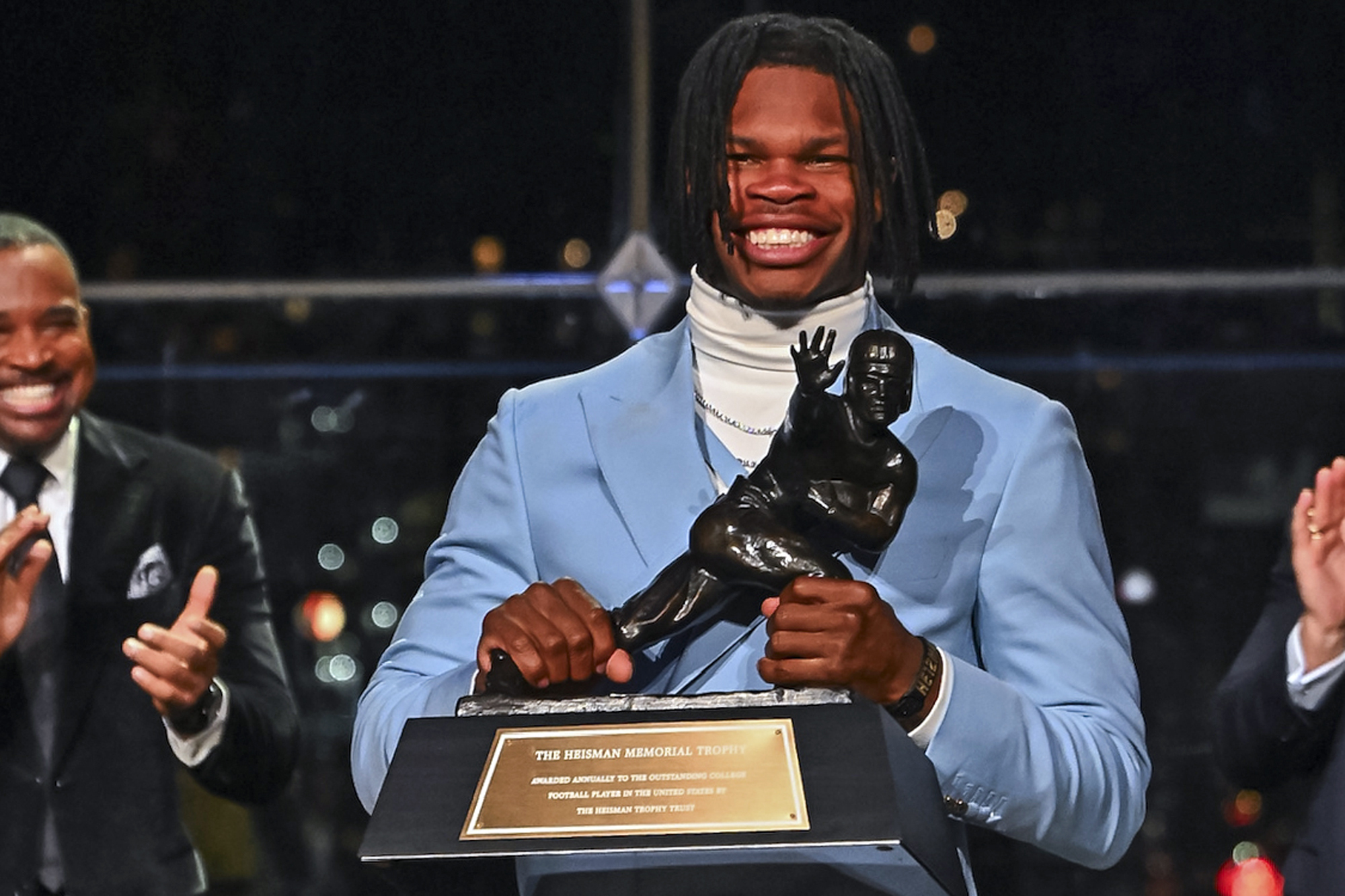 APTOPIX Heisman Trophy Football