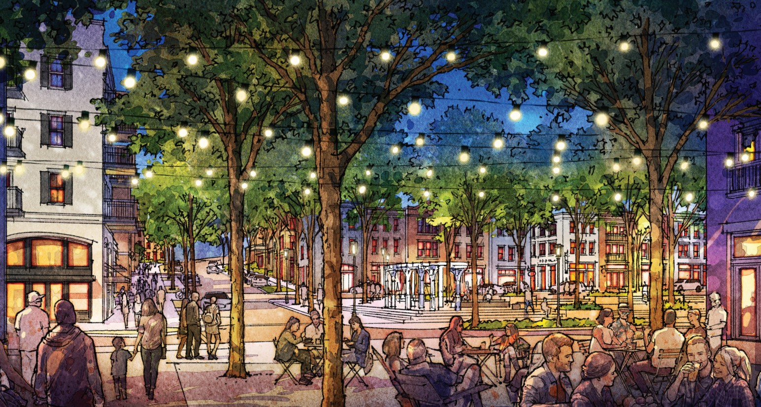 Nolensville town square drawings