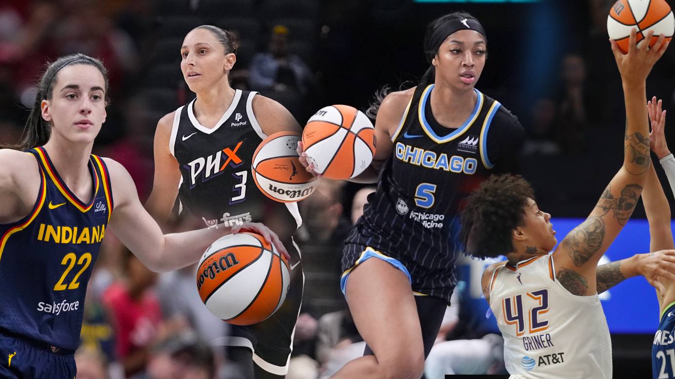 Caitlin Clark, Diana Taurasi, Angel Reese, Brittney Griner 