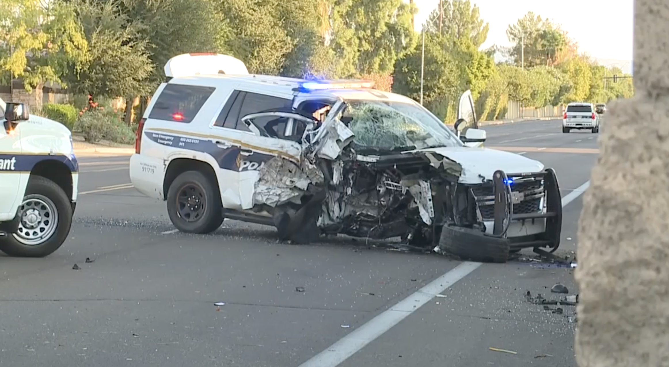 56th street and thunderbird police crash