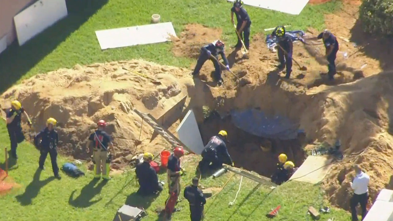 3 people were rescued from a 10-foot hole after a construction accident in Juno Beach on Aug. 19, 2021