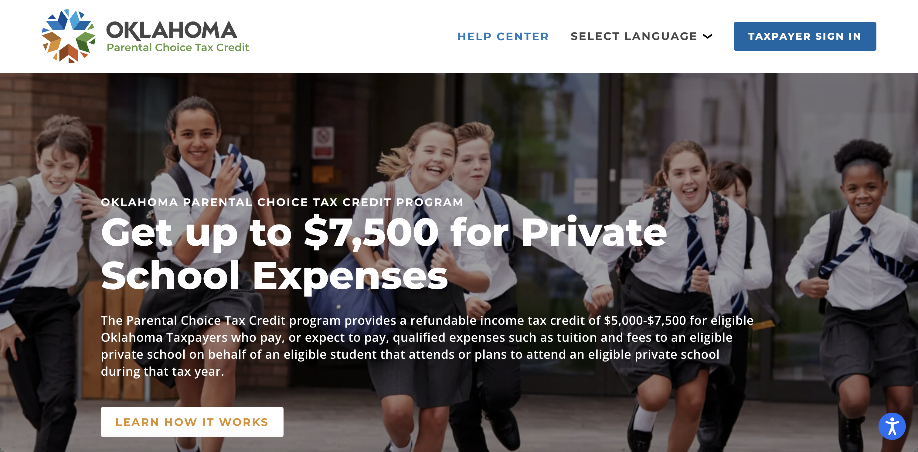 parental choice tax credit program private school home school education