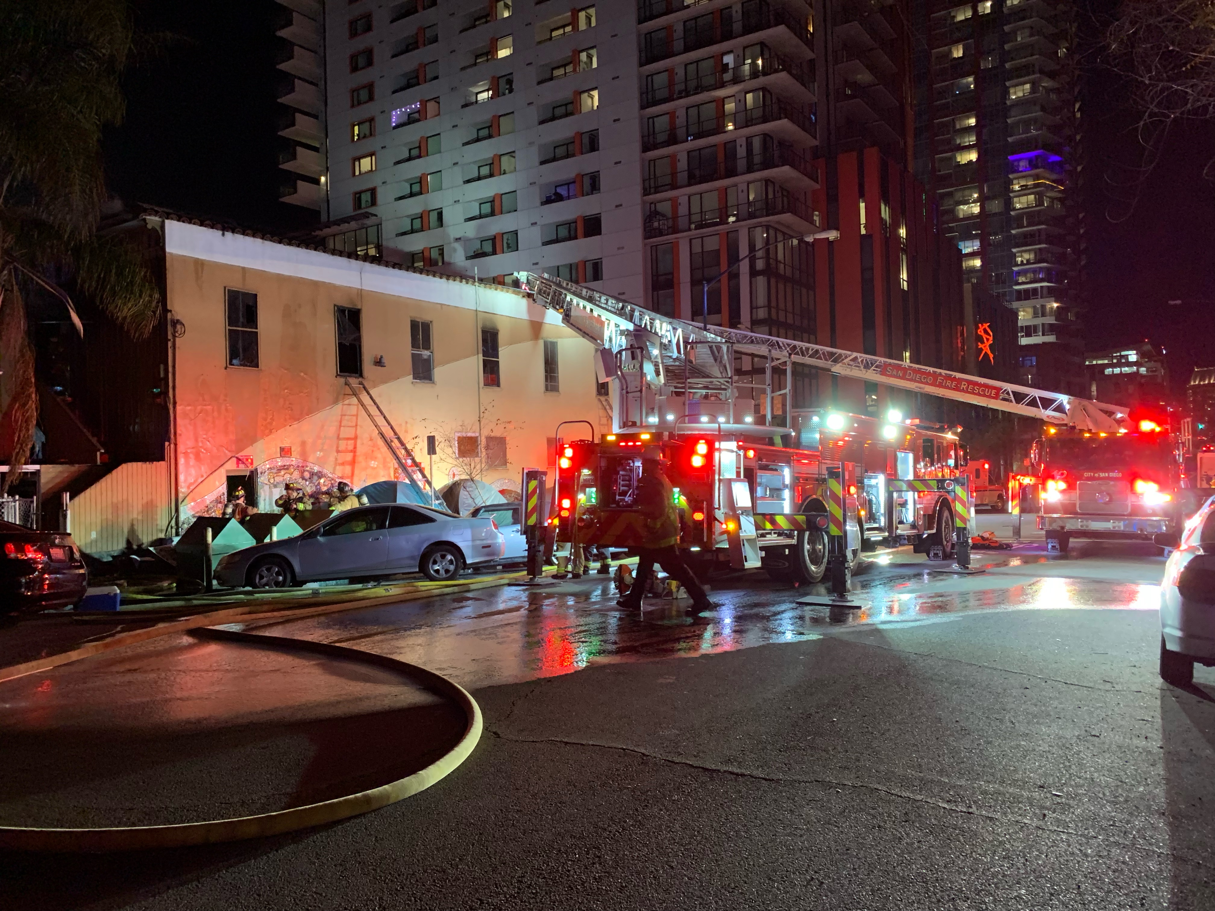 Easy Village fire