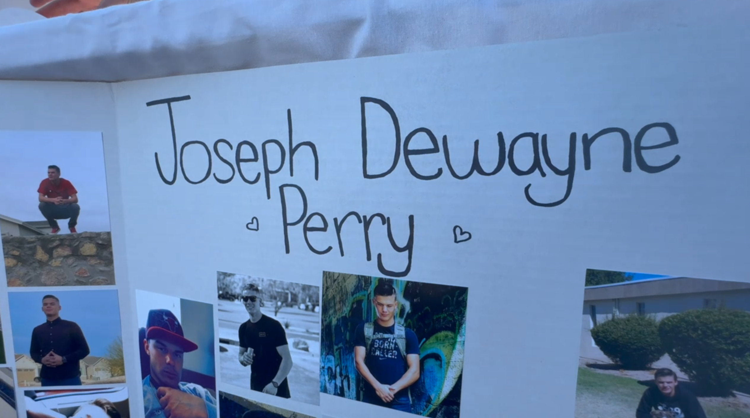 The vigil for Joey Perry in Pahrump