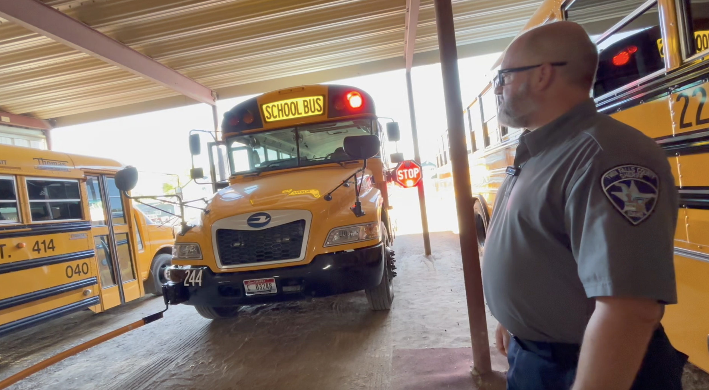 Lights, Camera ... citation. How school busses use technology to get drivers to stop for children