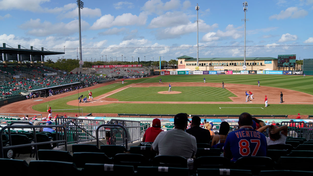 Spring training baseball in Jupiter, March 3, 2021