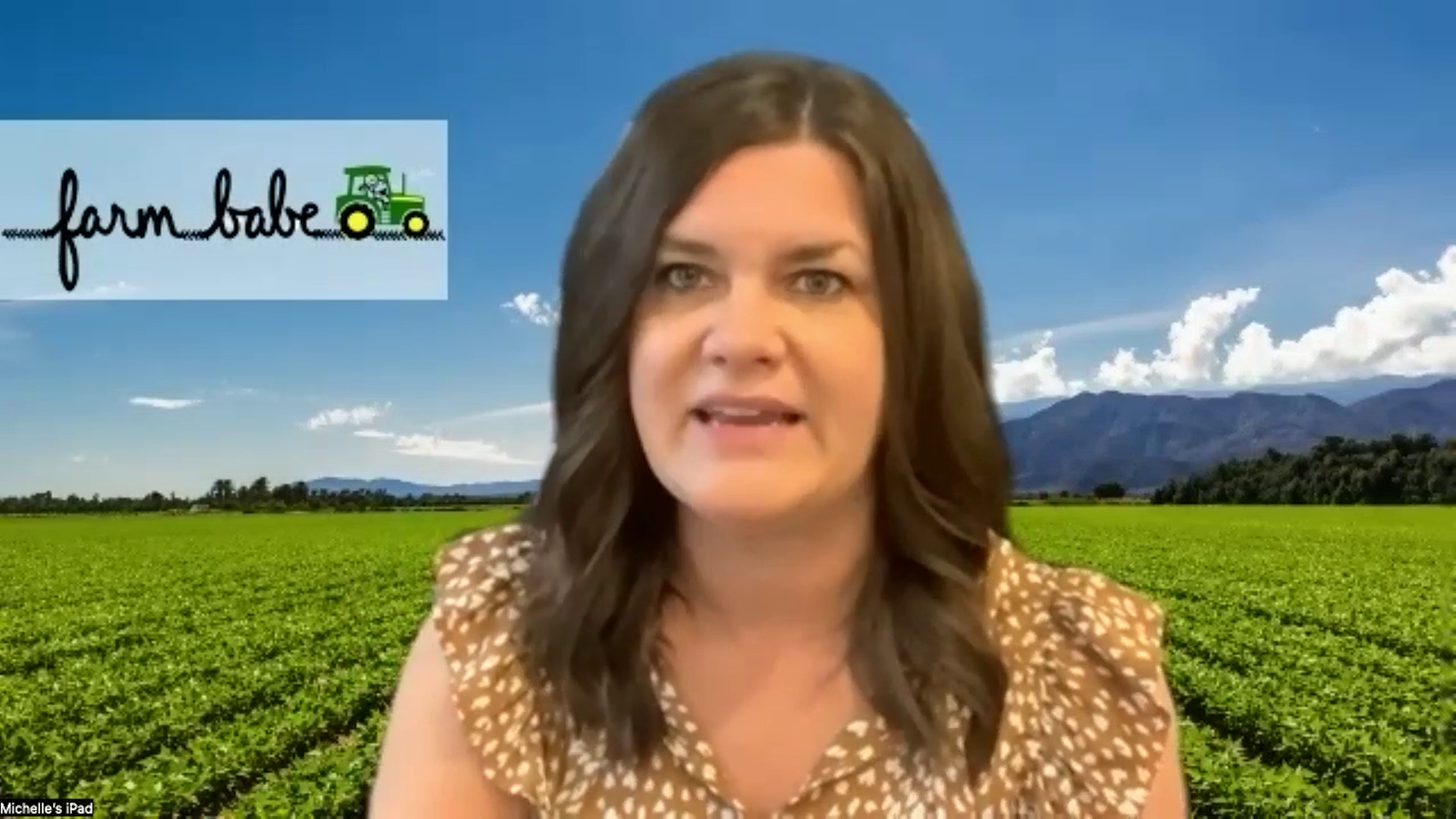 Michelle Miller - known as 'The Farm Babe'