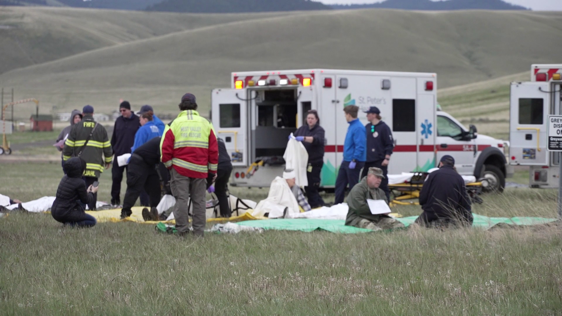 Anti-terrorism training exercise at Fort Harrison
