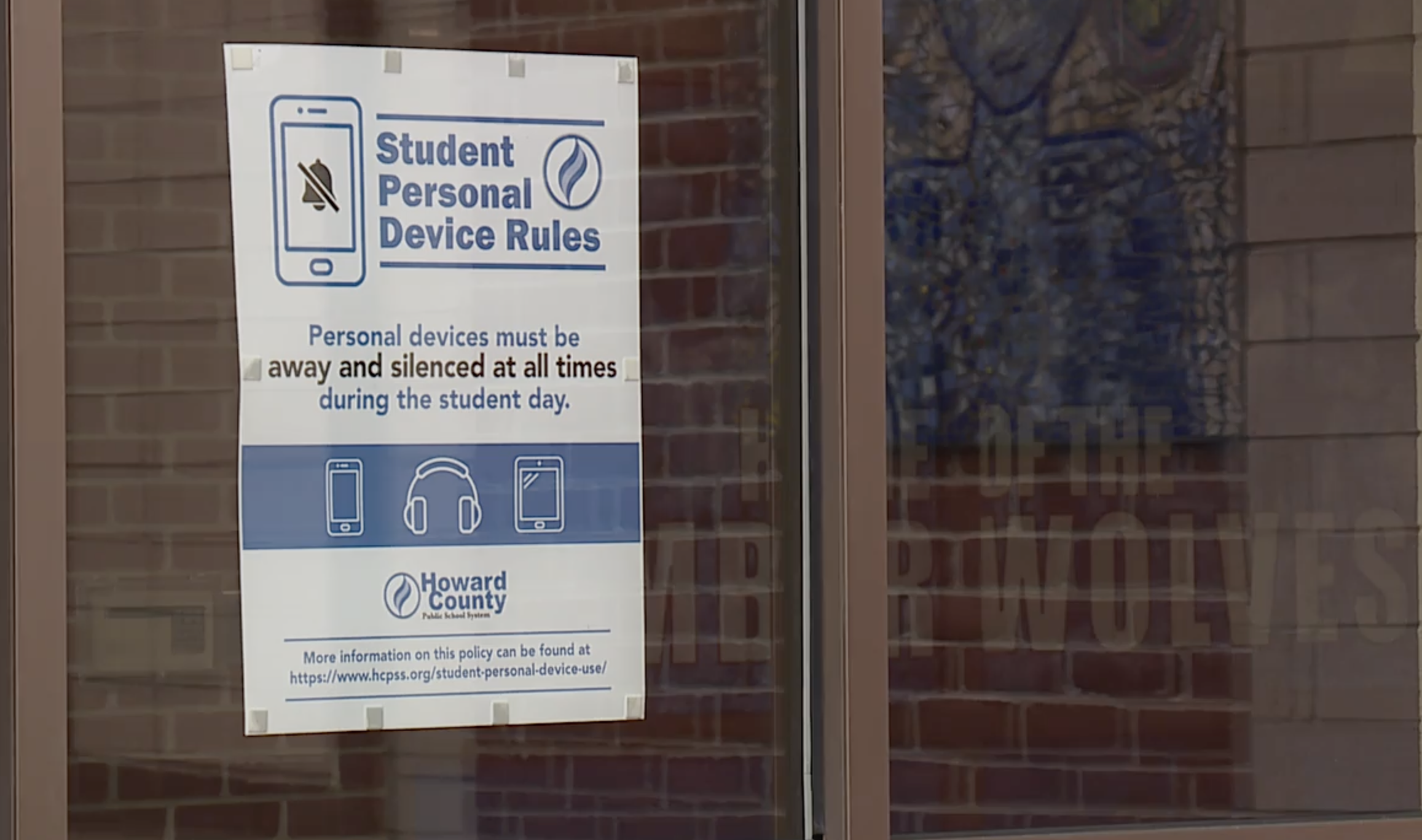 Howard County Public Schools Cell phone ban 