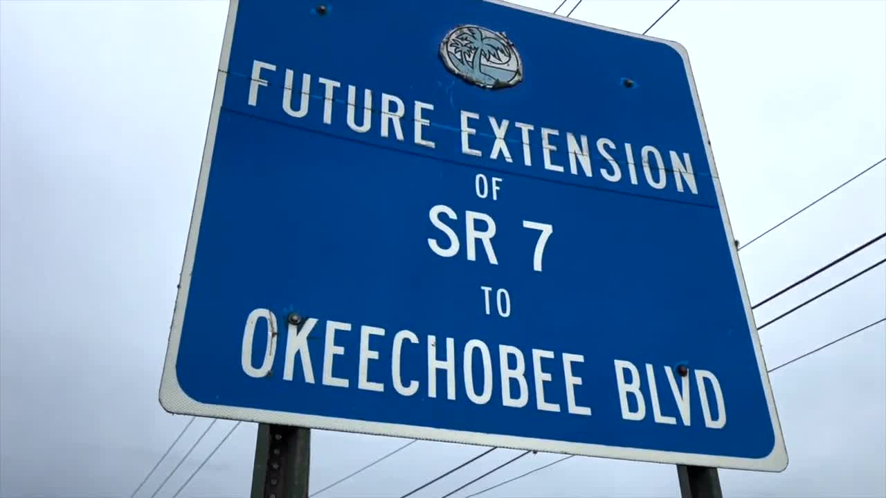 State Road 7 extension sign