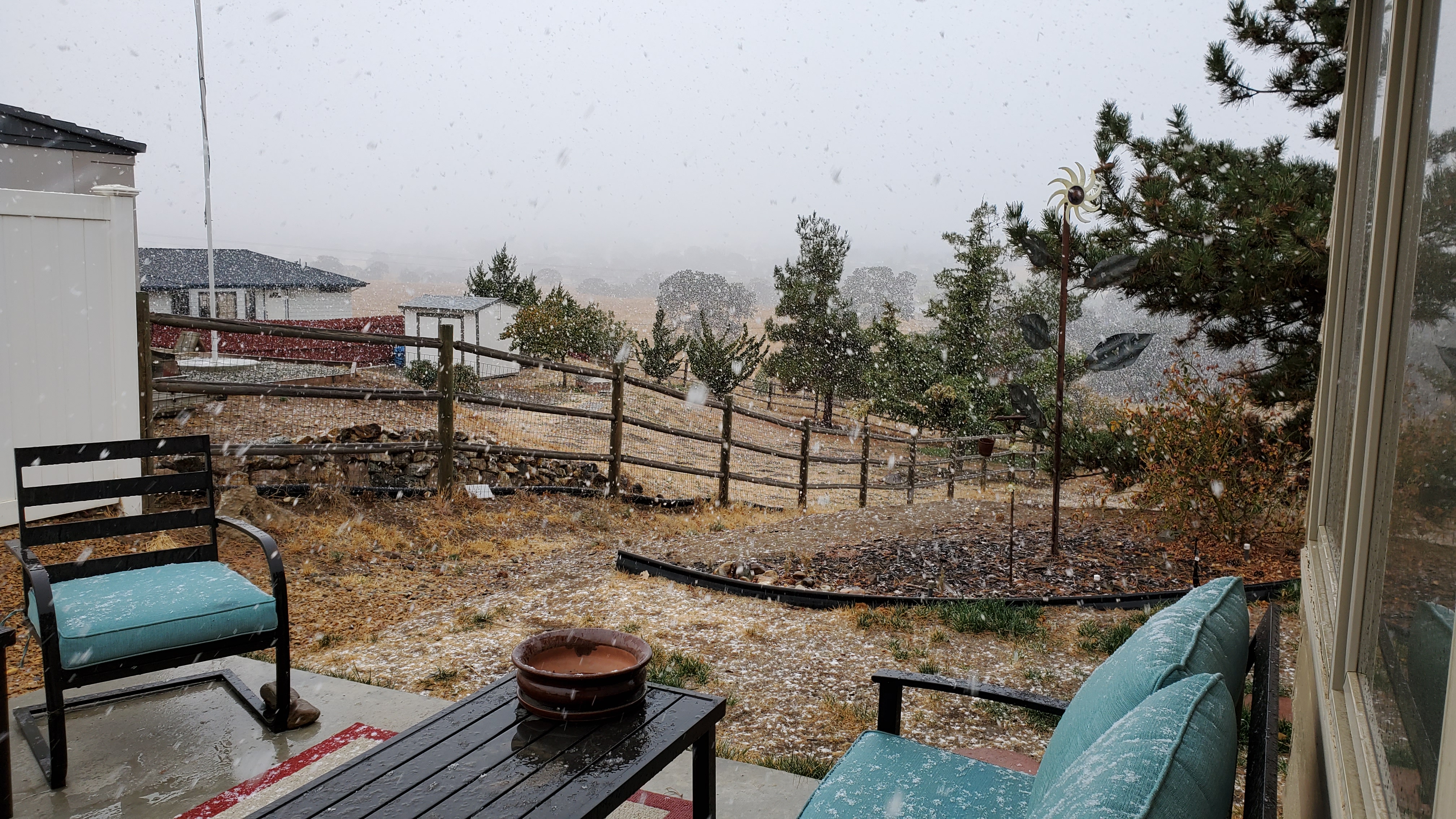 Snow in Tehachapi