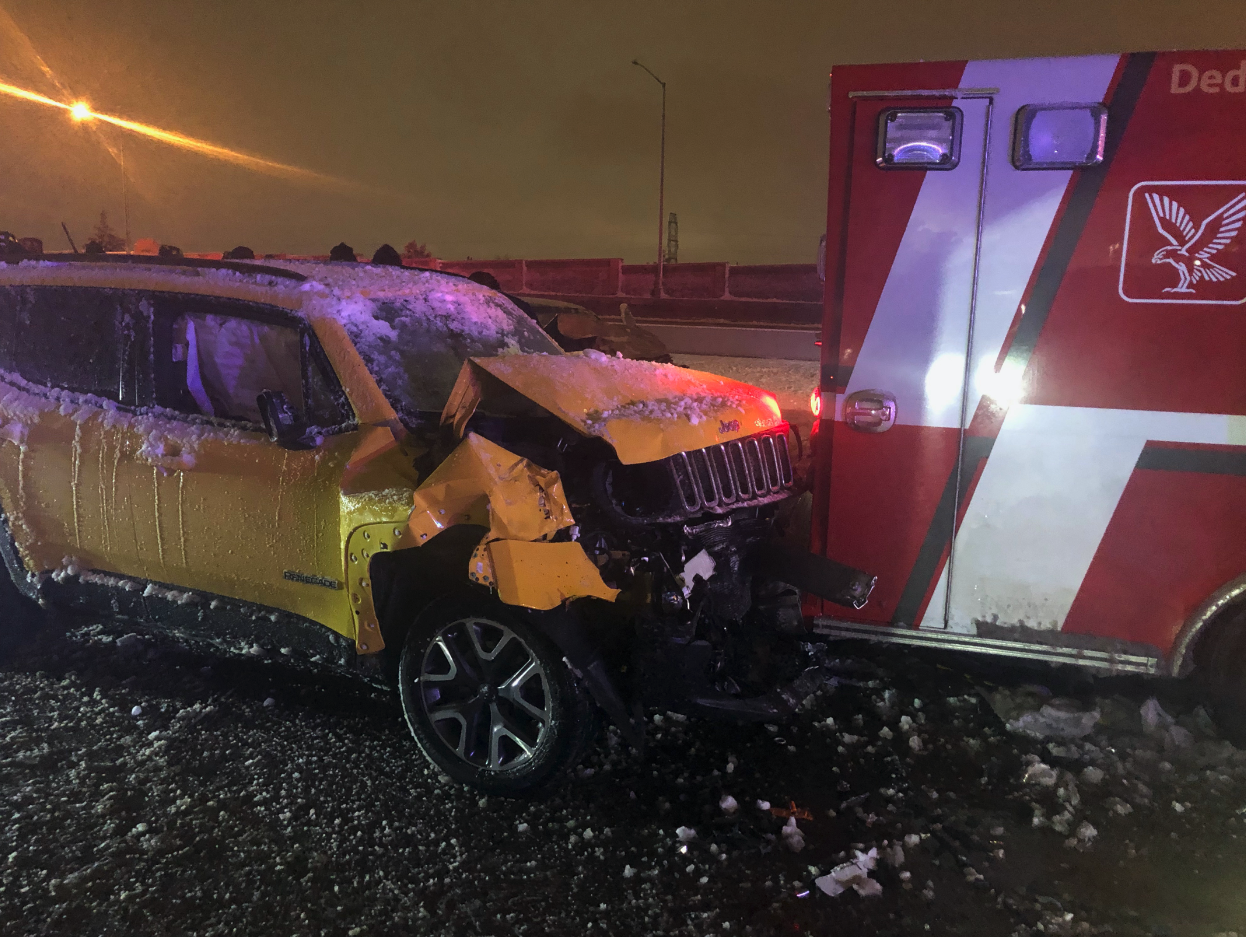 Suspected DUI driver hits firefighters, EMTS at crash