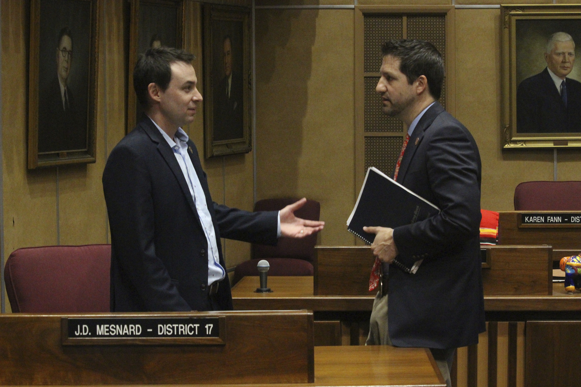 Paul Boyer, J.D. Mesnard AP IMAGE