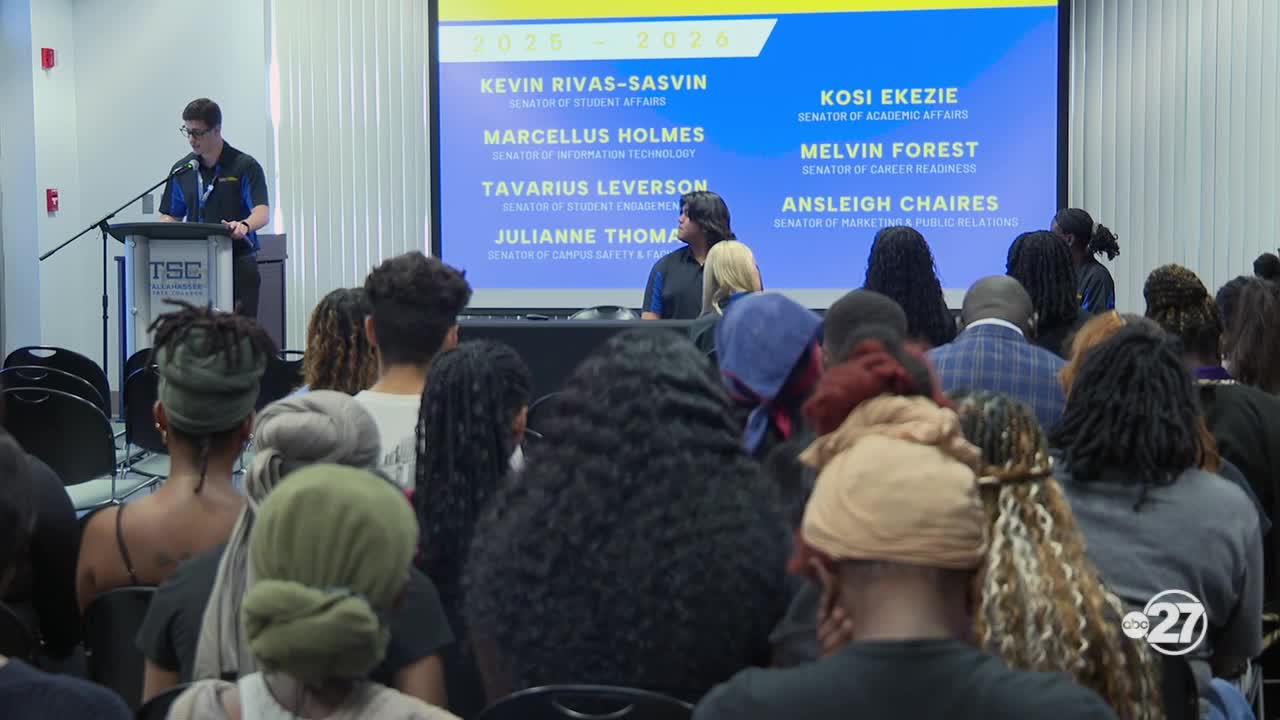 Tallahassee State College, first town hall Wednesday with the new Student Government Association